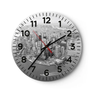 Orologio da parete - Orologio in Vetro - Come non amarla? - 40x40 cm