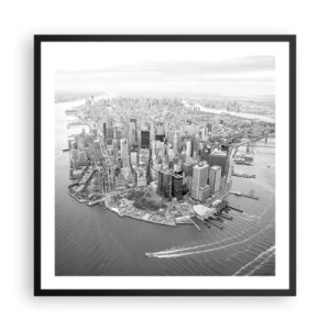 Poster in cornice nera - Come non amarla? - 60x60 cm