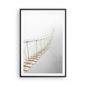 Poster in cornice nera - Dove ti porta? - 61x91 cm