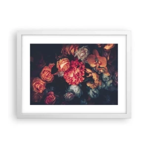 Poster in cornice bianca - Come i maestri olandesi - 40x30 cm