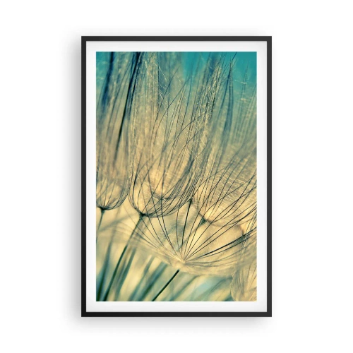 Poster in cornice nera - Aspettando il vento - 61x91 cm