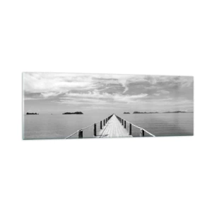 Quadro su vetro - Forse un viaggio... - 90x30 cm