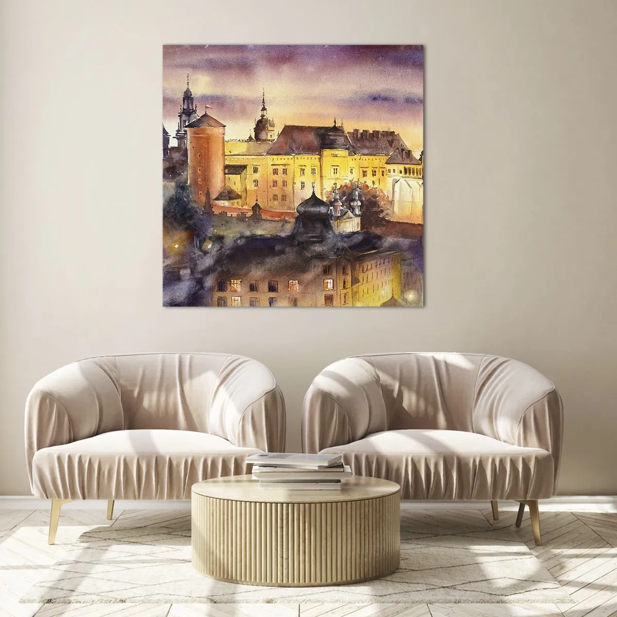 Quadro su vetro - Storia e fiaba - 60x60 cm