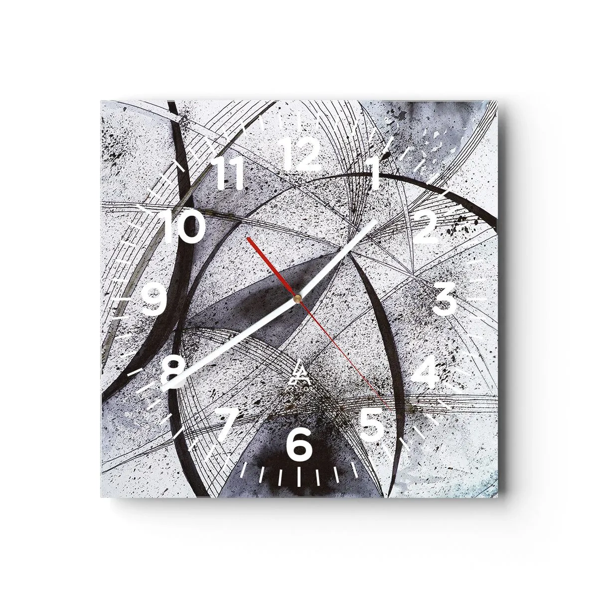 Orologio da parete - Orologio in Vetro - Fantasia futuristica - 30x30 cm