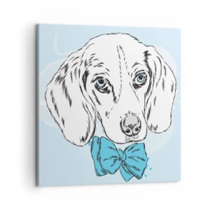 Quadro su tela - Stampe su Tela - Eleganza canina - 60x60 cm