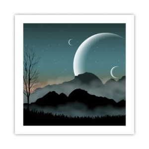 Poster - Il carnevale di una notte stellata - 50x50 cm