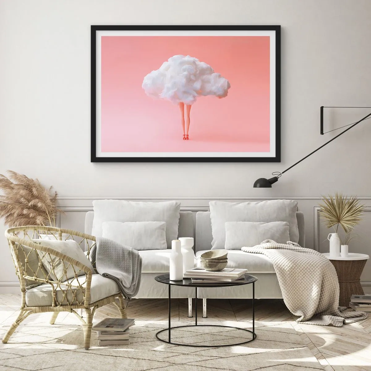 Poster in cornice nera - Dolce promessa - 91x61 cm