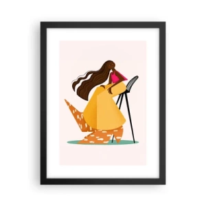 Poster in cornice nera - Anche la moda è un gioco - 30x40 cm