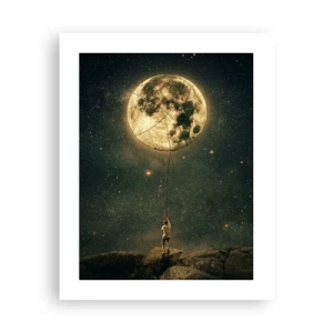 Poster - Chi ha rubato la luna - 40x50 cm
