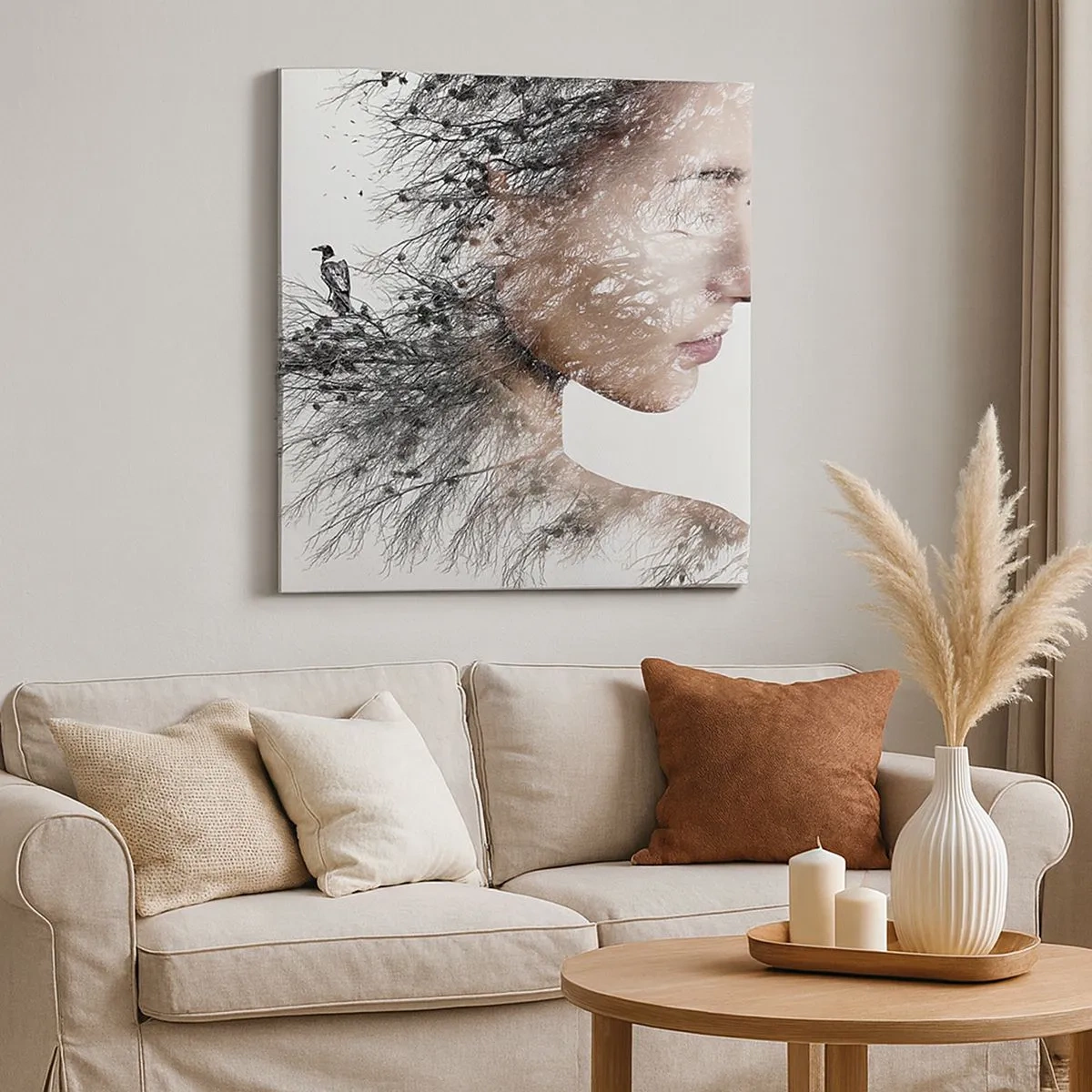 Quadro su tela - Stampe su Tela - Lo spirito della foresta - 30x30 cm