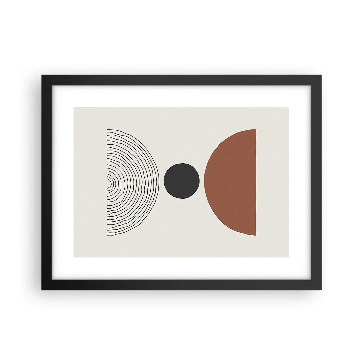 Poster in cornice nera - Al centro dell'attenzione - 40x30 cm