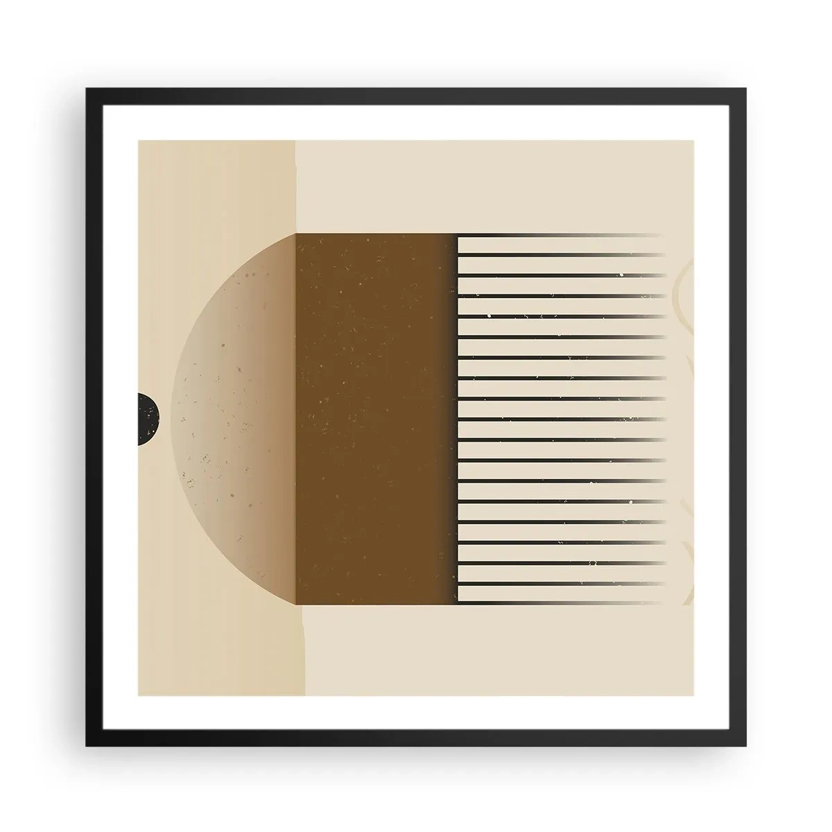 Poster in cornice nera - Diversi stati - 60x60 cm