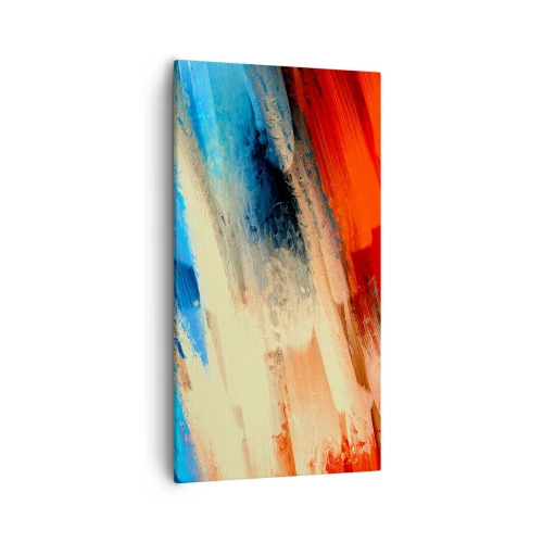 Quadro su tela - Stampe su Tela - Cascata di colori - 55x100 cm
