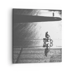 Quadro su tela - Stampe su Tela - Avanti, attraverso la città - 70x70 cm