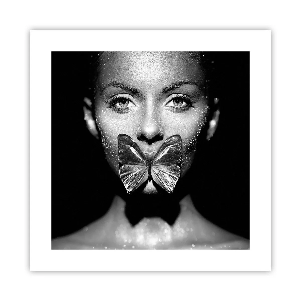 Poster - Il bacio delle farfalle - 40x40 cm