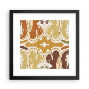 Poster in cornice nera - Astrazione sentimentale - 30x30 cm