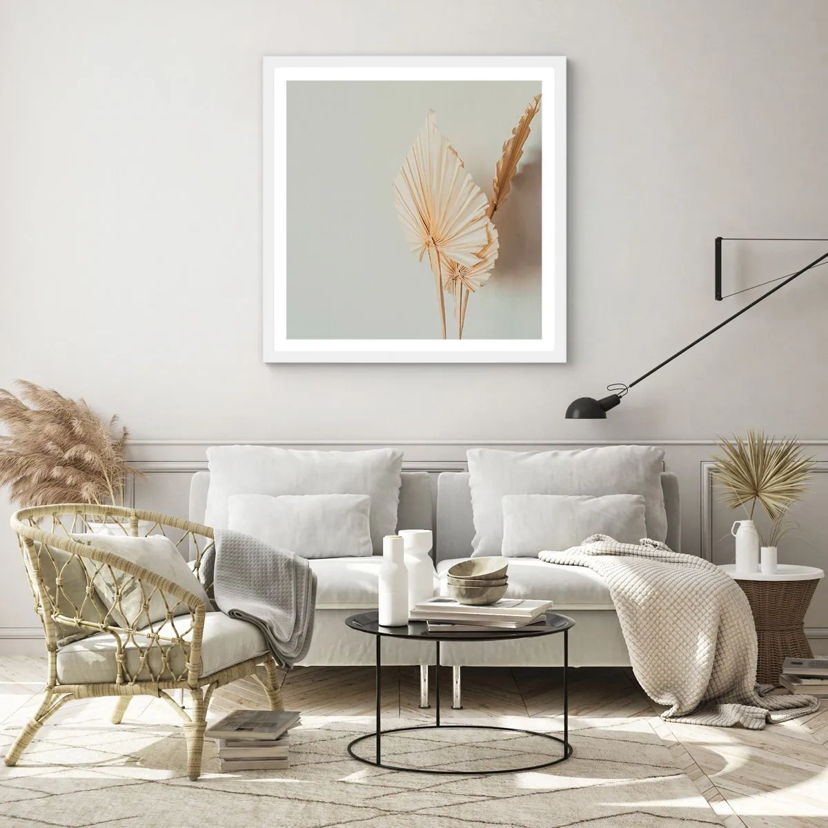 Poster in cornice bianca - Quando serve il sollievo - 50x50 cm