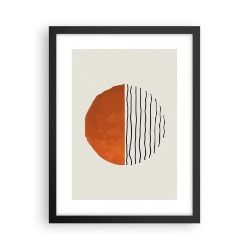Poster in cornice nera - Atmosfera giapponese - 30x40 cm