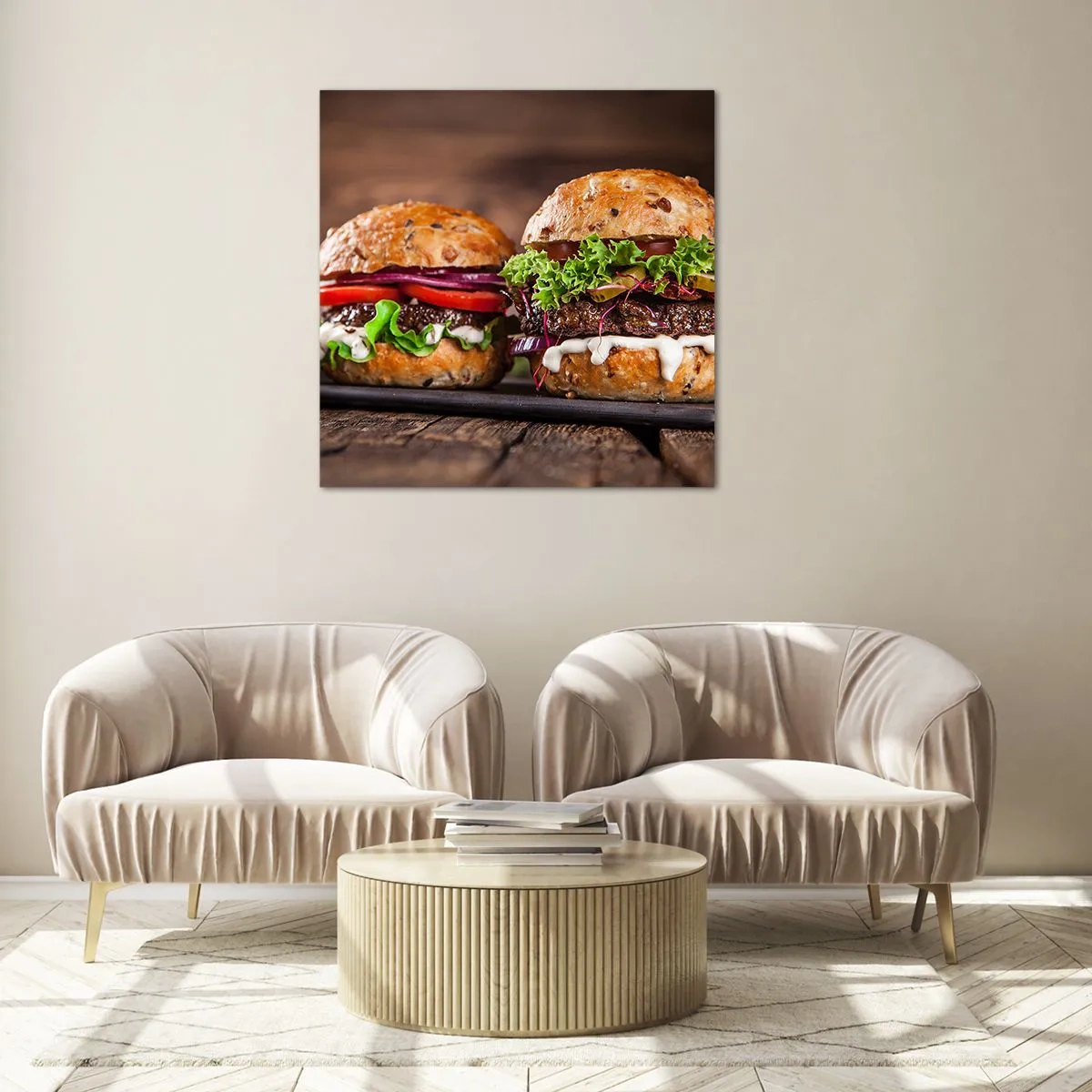 Quadro su vetro - American dream - 40x40 cm