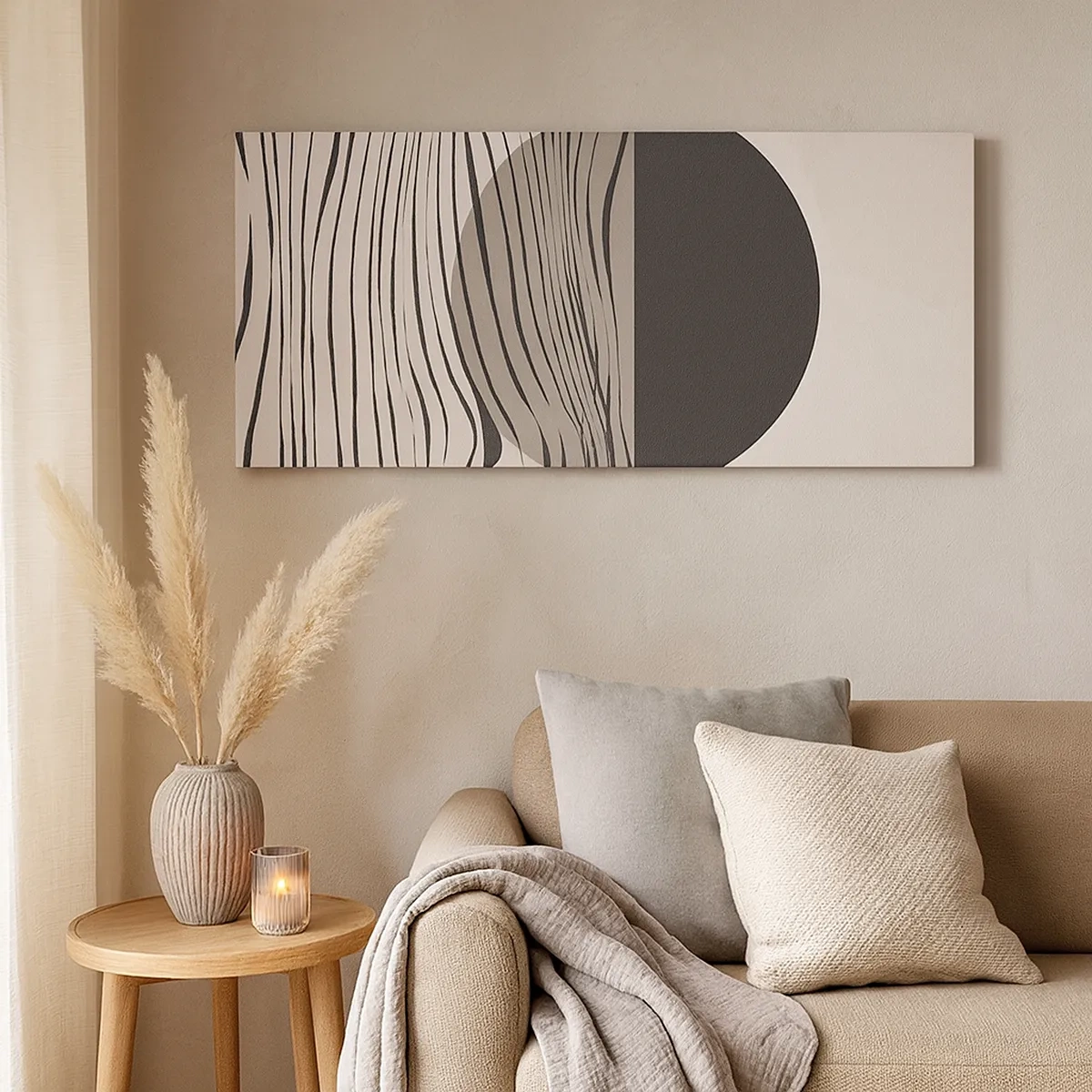 Quadro su tela - Stampe su Tela - Composizione a metà - 30x30 cm