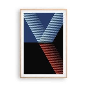 Poster in cornice rovere chiaro - Una storia semplice - 61x91 cm