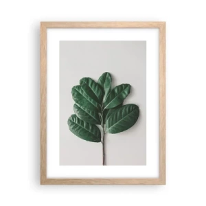 Poster in cornice rovere chiaro - Il disegno della natura stessa - 30x40 cm