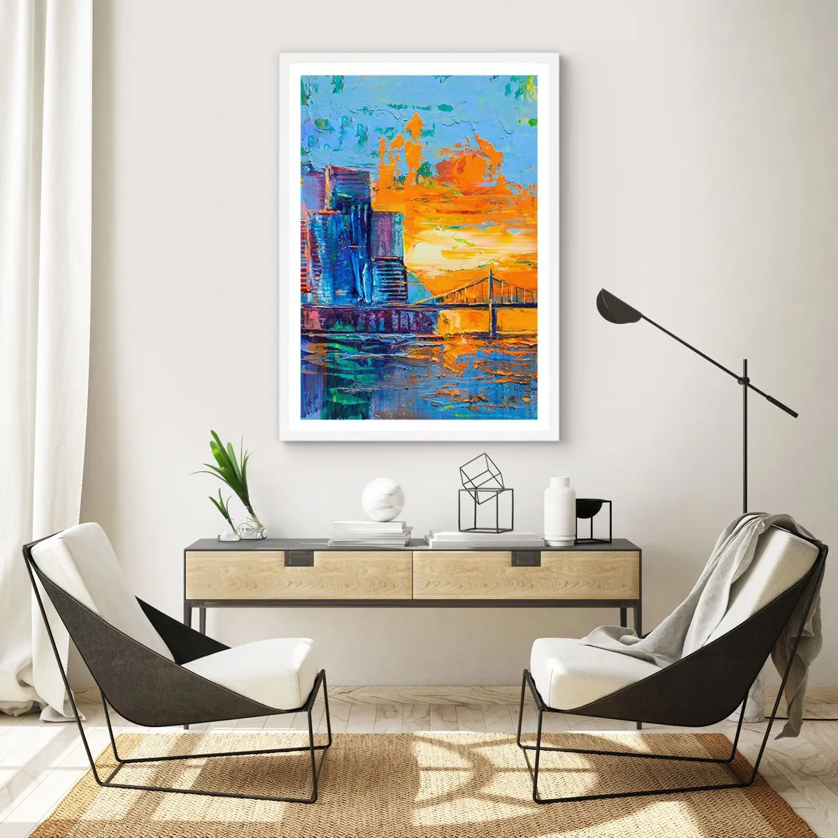 Poster in cornice bianca - Cultura e natura - 30x40 cm