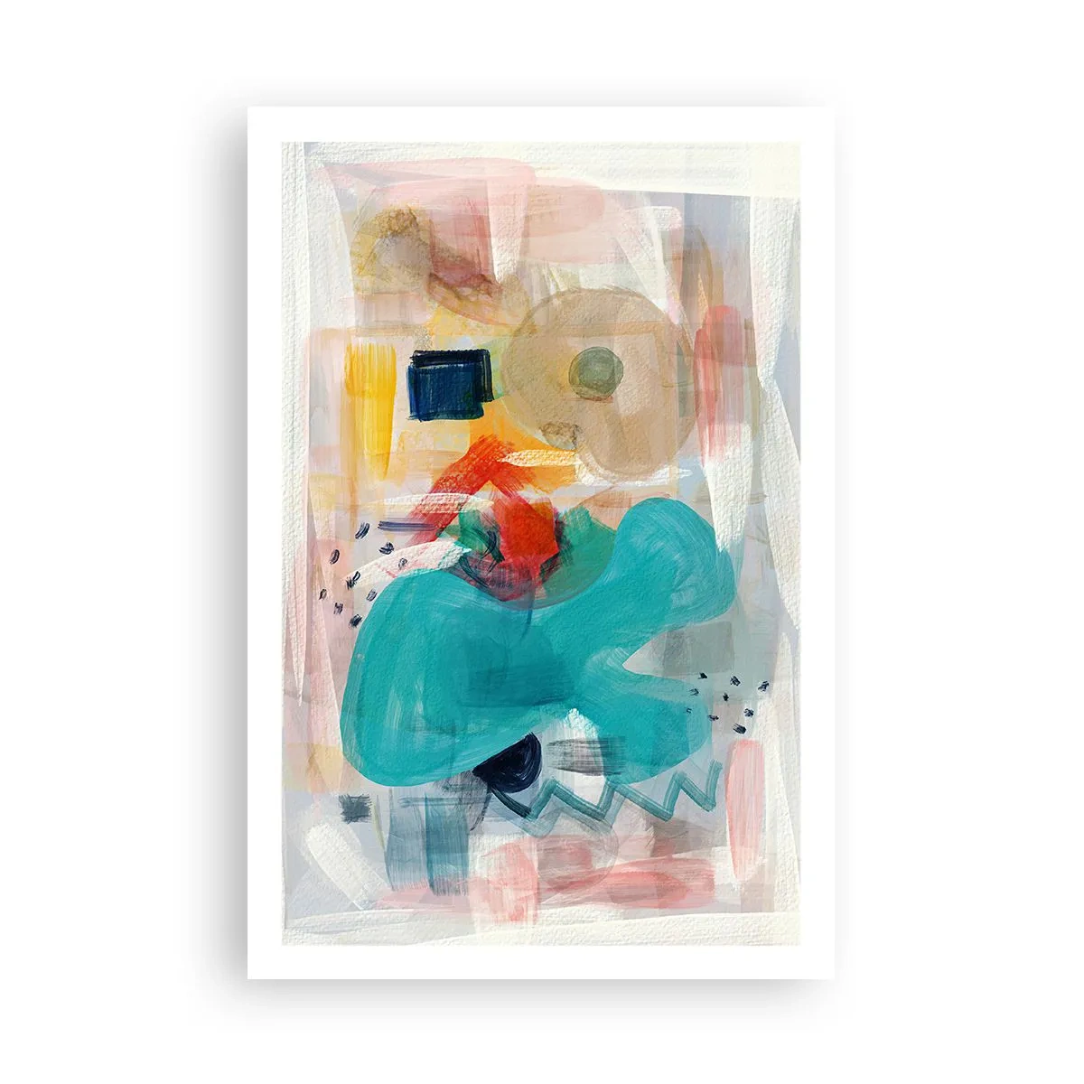 Poster - Il gioco dei colori - 61x91 cm