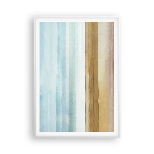 Poster in cornice bianca - Rilassamento - 70x100 cm