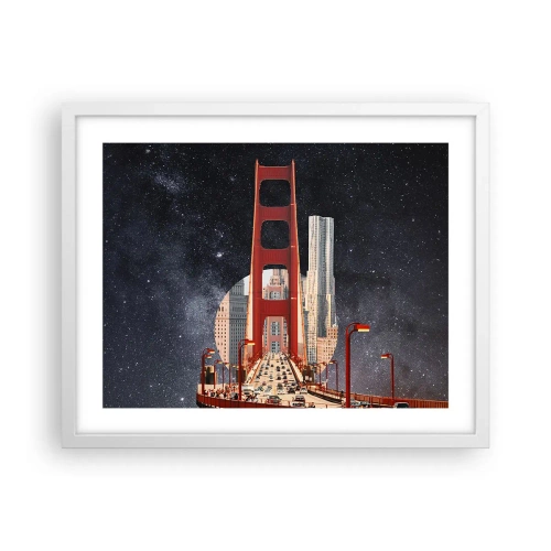 Poster in cornice bianca - Sempre al centro - 50x40 cm