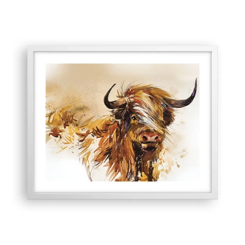 Poster in cornice bianca - L'orgoglio del cacciatore - 50x40 cm