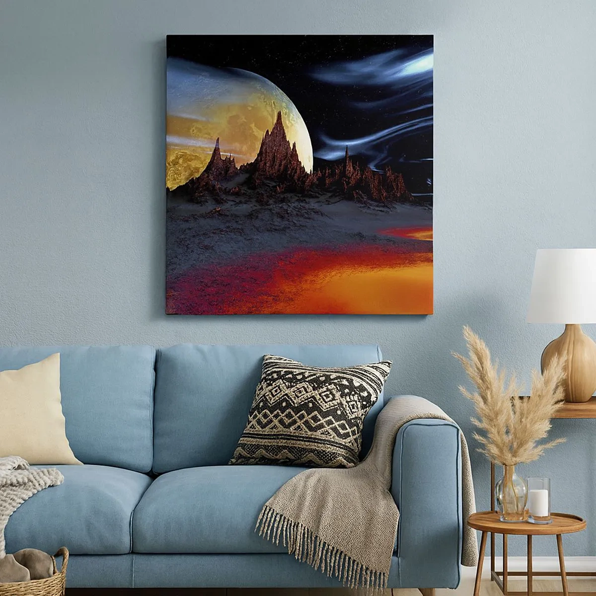 Quadro su tela - Stampe su Tela - Un mondo sconosciuto - 30x30 cm