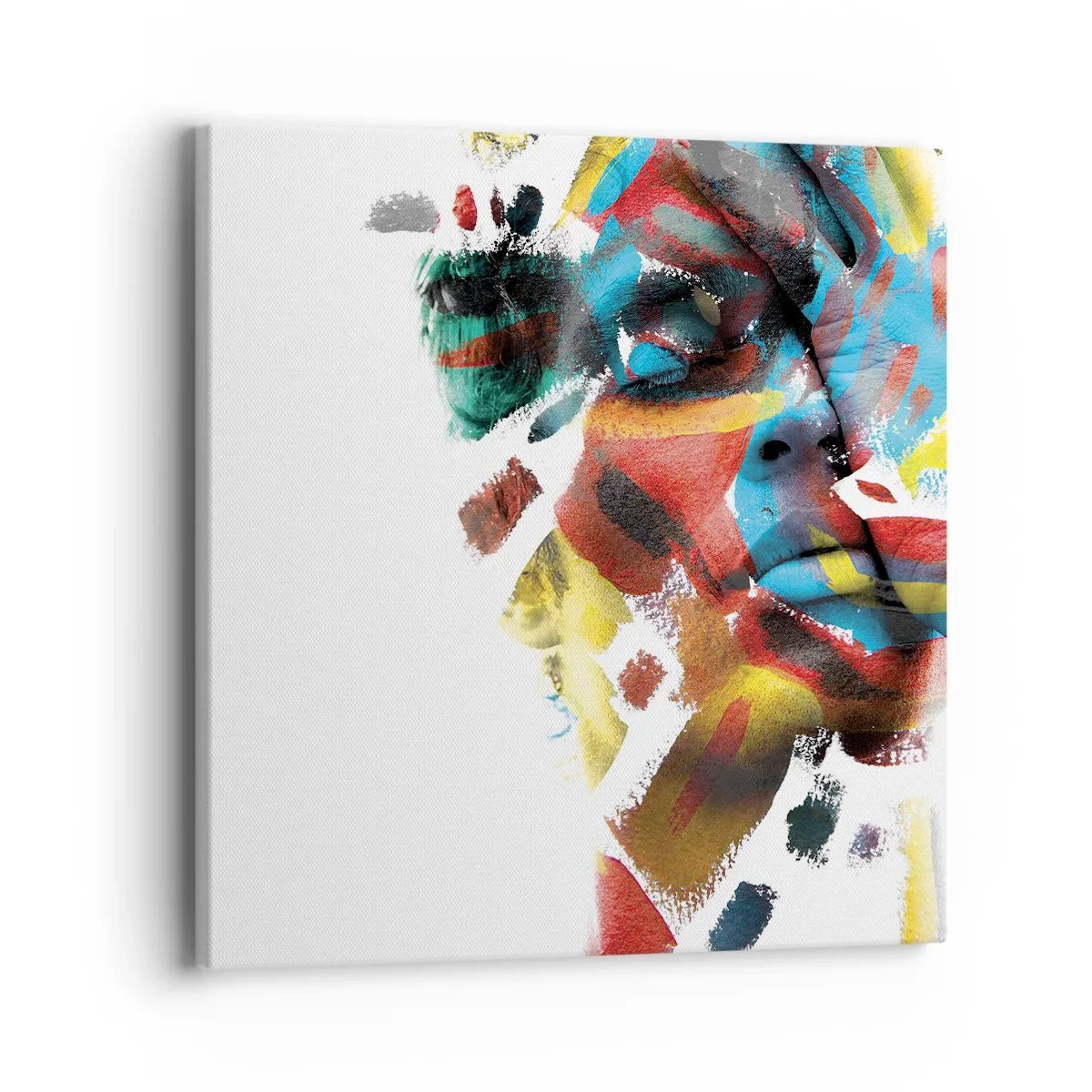 Quadro su tela - Stampe su Tela - Personalità colorata - 40x40 cm
