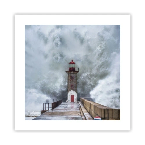 Poster - Fragore delle acque, rumore di tempesta - 40x40 cm