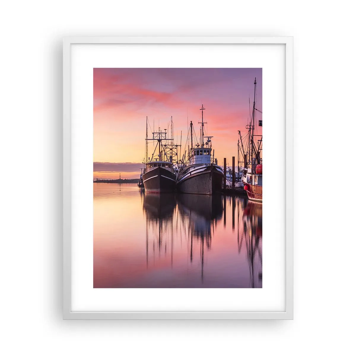 Poster in cornice bianca - Prima del giorno successivo - 40x50 cm