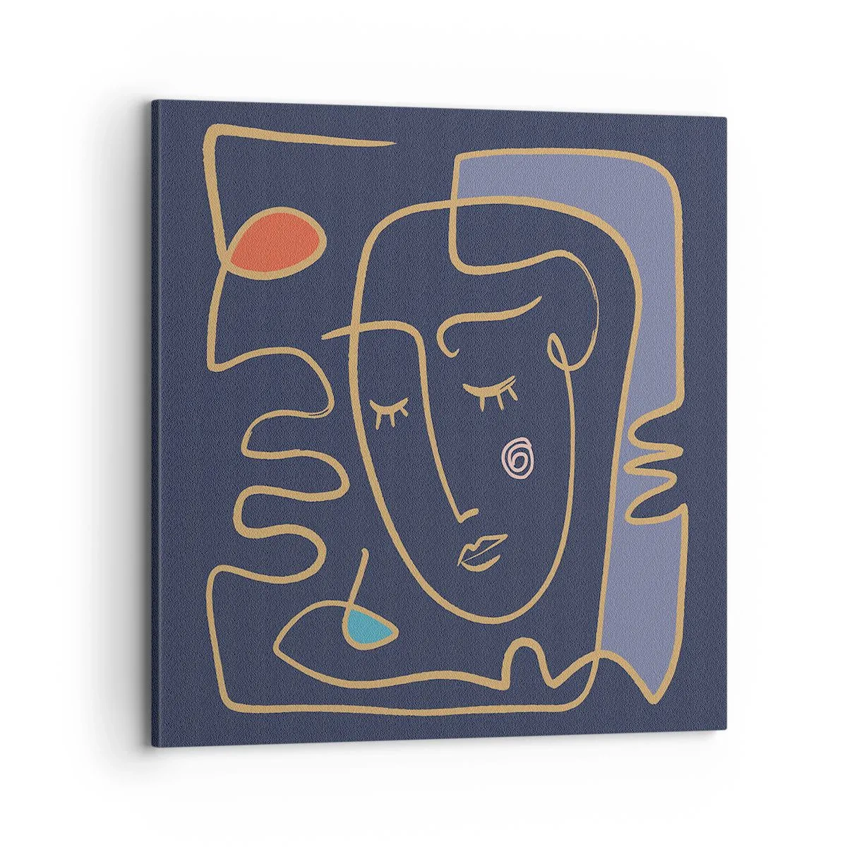 Quadro su tela - Stampe su Tela - Pensierosa - 70x70 cm