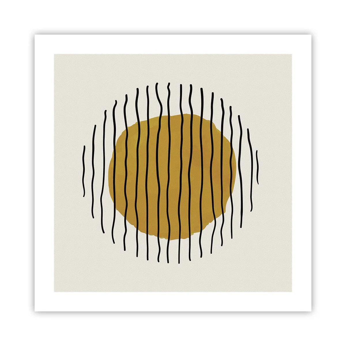 Poster - Astrazione fremente di calore - 50x50 cm