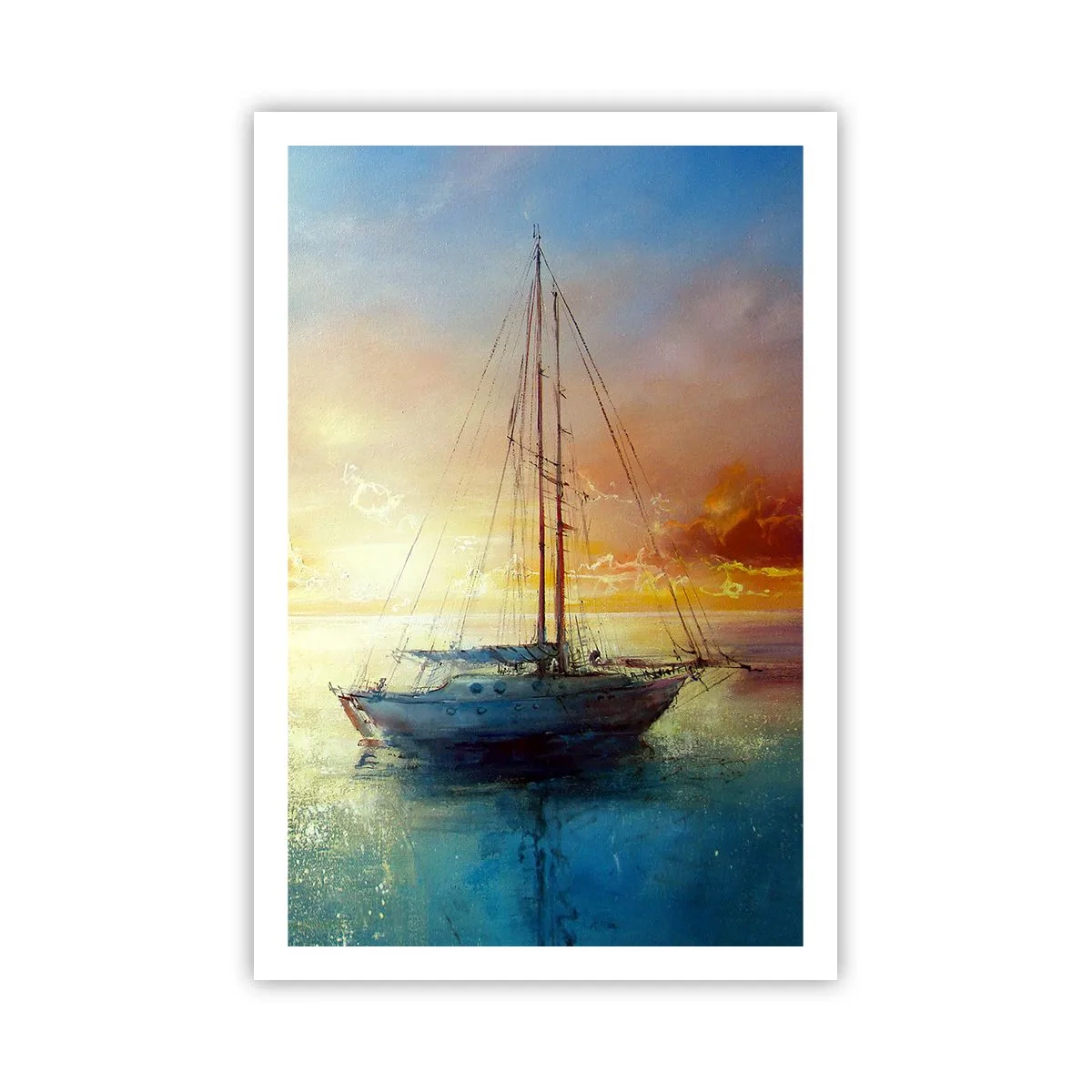 Poster - Nella baia dorata - 61x91 cm