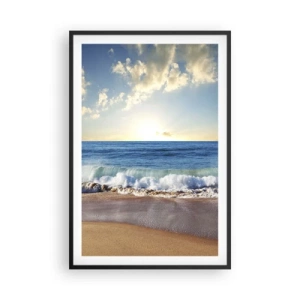 Poster in cornice nera - Insieme movimento e immobilità - 61x91 cm