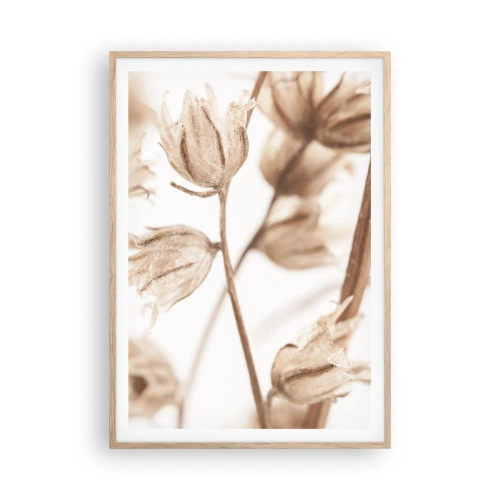 Poster in cornice rovere chiaro - Suonano alla fine dell'estate - 70x100 cm