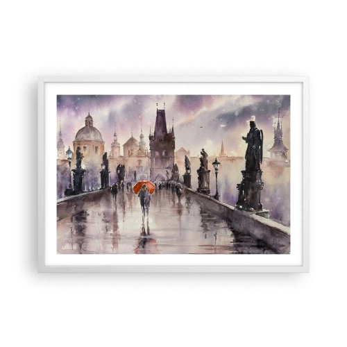 Poster in cornice bianca - Le persone non cambiano - 70x50 cm