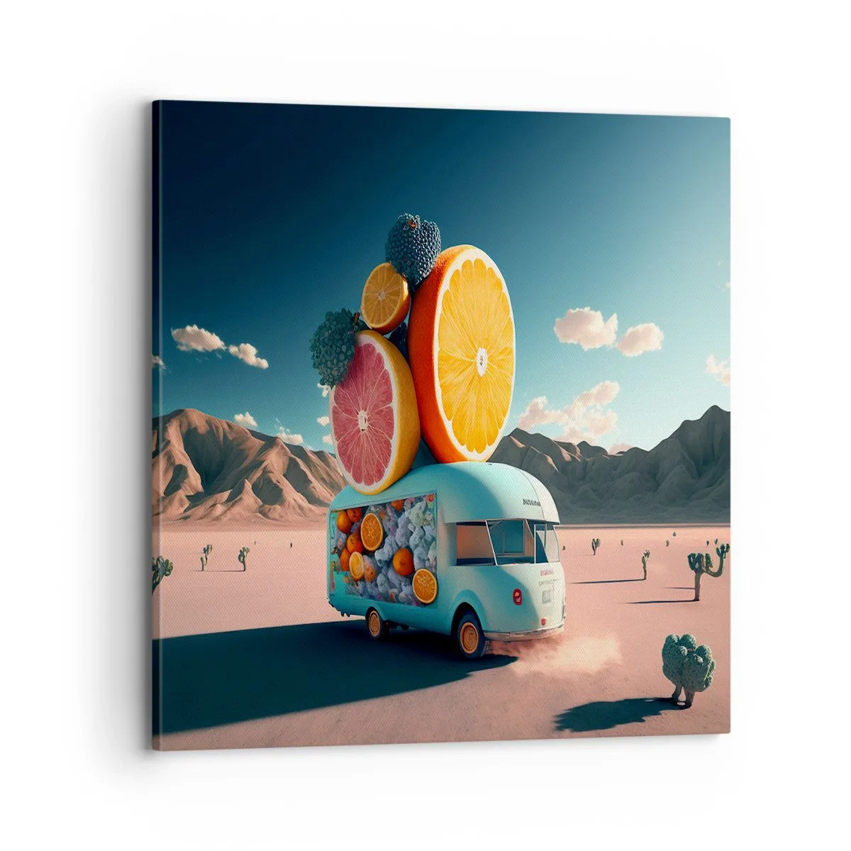 Quadro su tela - Stampe su Tela - Il sapore delle vacanze - 70x70 cm