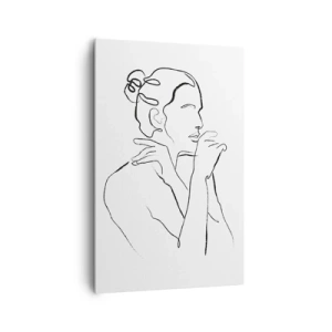 Quadro su tela - Stampe su Tela - Nudo: mistero sensuale - 80x120 cm