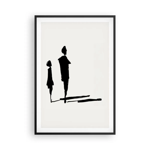 Poster in cornice nera - Sicuramente insieme? - 61x91 cm