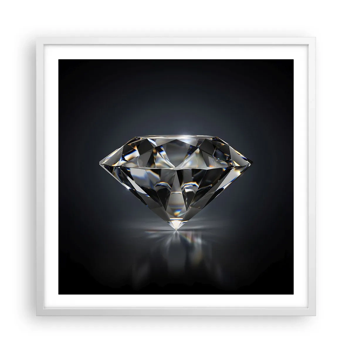 Poster in cornice bianca - Best girls friend - 60x60 cm