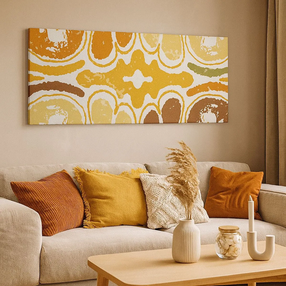 Quadro su tela - Stampe su Tela - Astrazione sentimentale - 100x40 cm