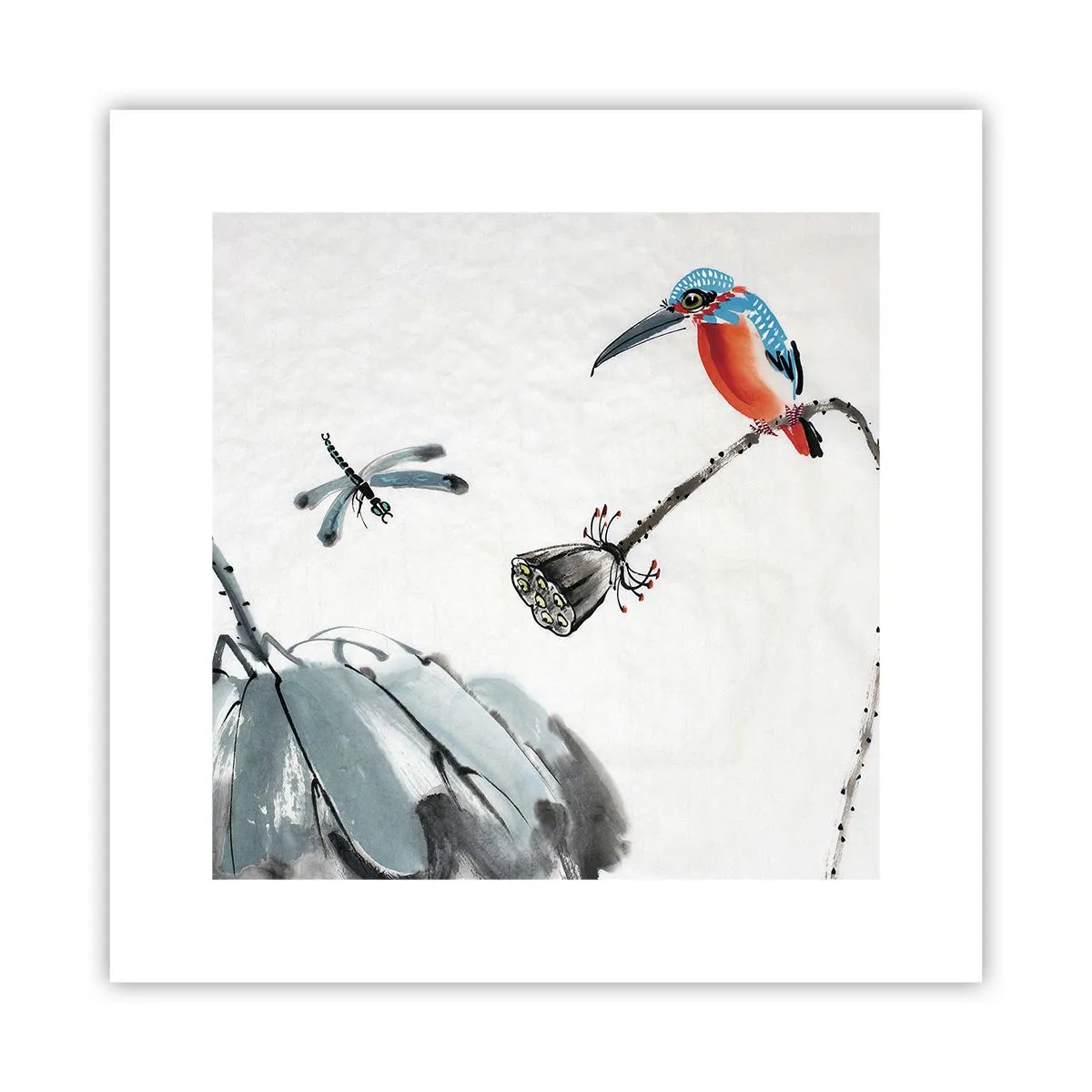 Poster - La vita del prato - 30x30 cm