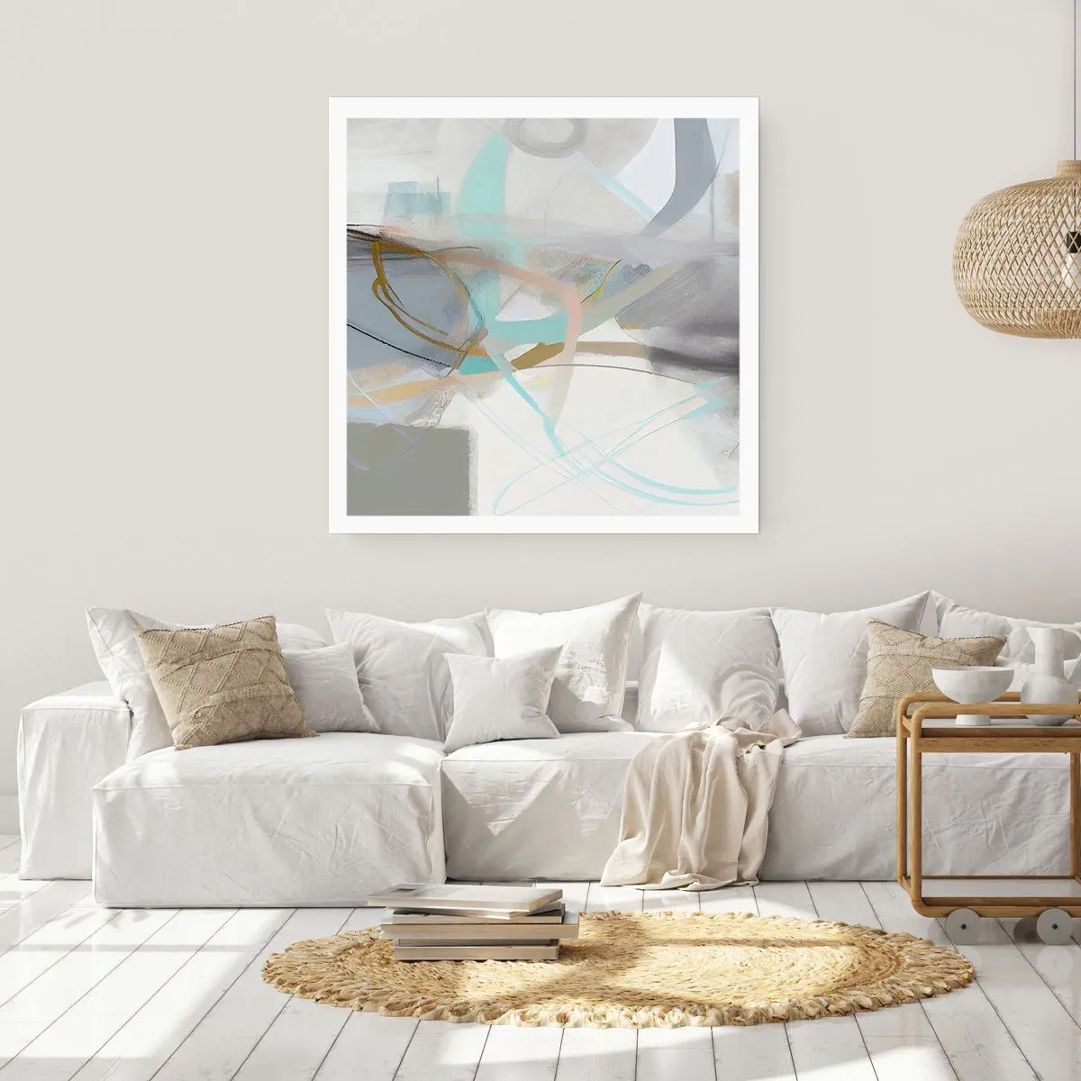 Poster - Astrazione nebulosa - 30x30 cm