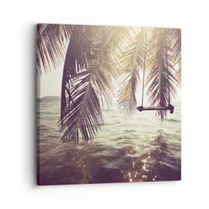 Quadro su tela - Stampe su Tela - Si può dondolare tra le nuvole a volontà - 30x30 cm