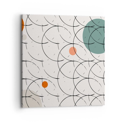 Quadro su tela - Stampe su Tela - Nello spirito della pop-art - 70x70 cm